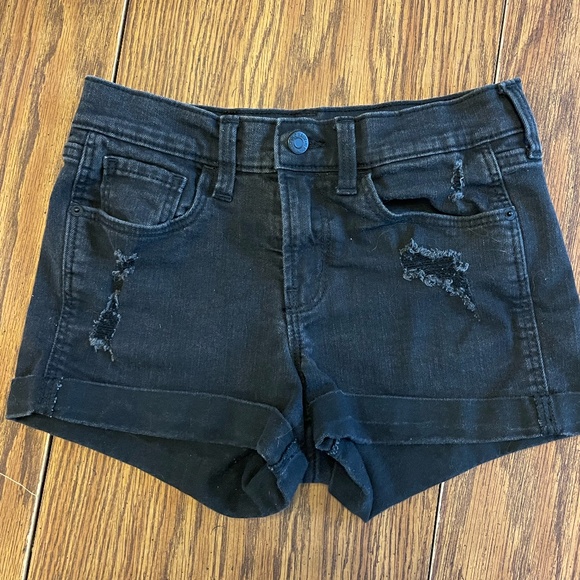 Distressed Black Jean Shorts--Old Navy - Picture 1 of 4